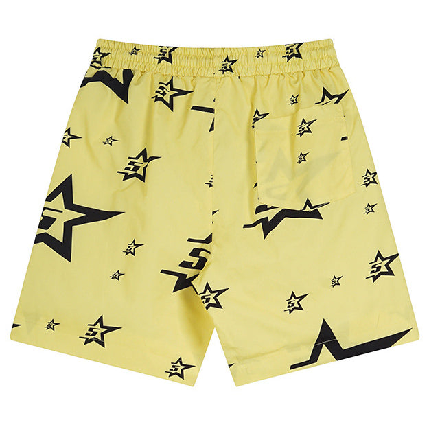 Sp5der Star Pattern Shorts
