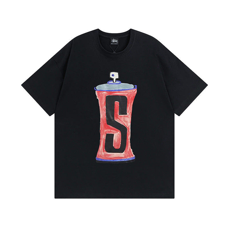 Stussy T Shirts Casual Loose Couple T Shirts